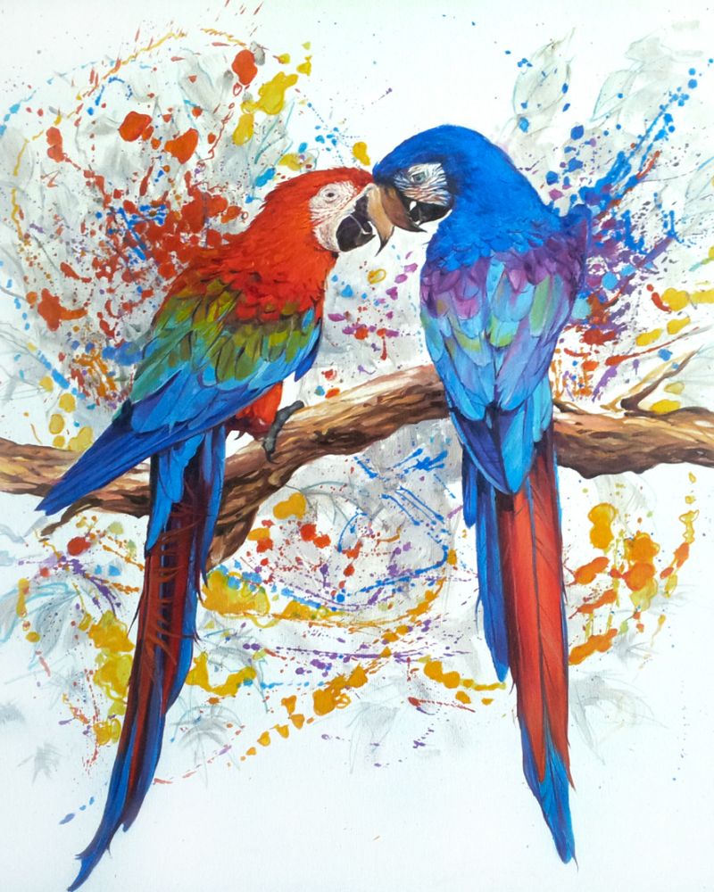 Рисуване по номера - Влюбени 2, 40х50см