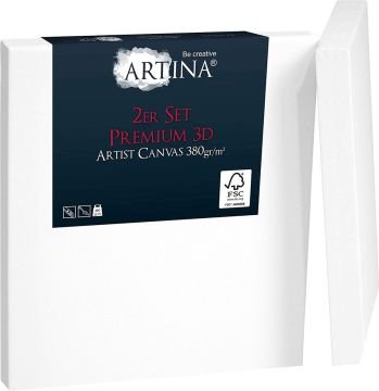 Комплект 2 броя 3D платна за рисуване Artina Premium 40x40