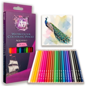 Комплект 24бр. акварелни моливи ITA ART