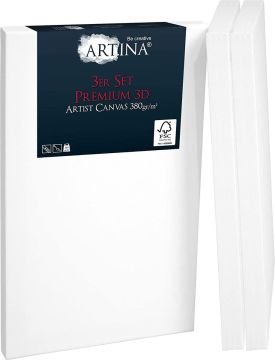 Комплект 3 броя 3D платна за рисуване Artina Premium 18x24