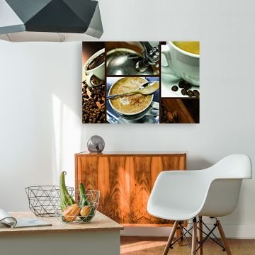 Картина пано - Coffee Time 100x70см.
