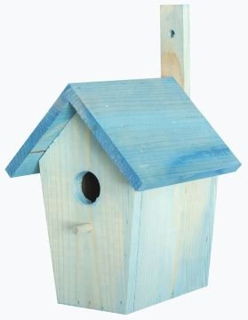 Къщичка за птички със странично отваряне