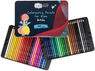 Комплект от 48 бр. детски моливи Artina Kids