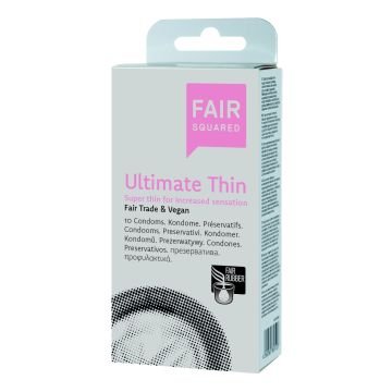 Презервативи Fair Squared Ultimate Thin 10бр. - бяла опаковка