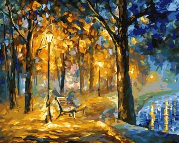 Рисуване по номера - Есенна импресия, 40х50см