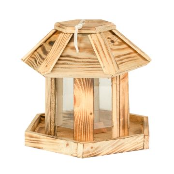Хранилка за птици шестоъгълна 25x25x26см