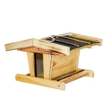 Хранилка за птици с изолиран покрив 32x22x19см