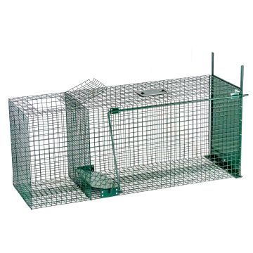 Капан за лисици с жива примамка 116x36x47см