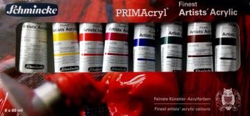 Schmincke "PRIMAcryl"  акрилни бои 8 цвята x 60 мл.