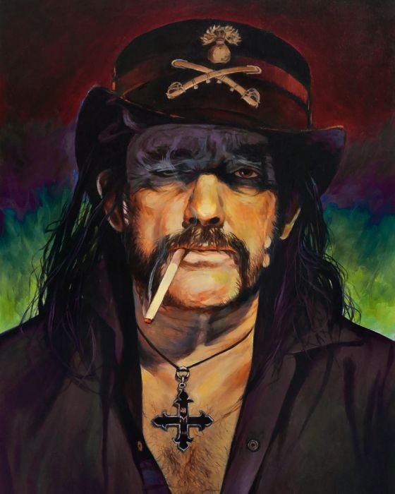 Рисуване по номера - Lemmy Kilmister, 40х50см