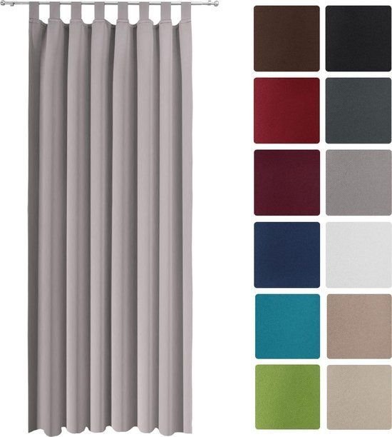 Луксозно перде Blackout за закачане с ленти 140х245см - Различни цветове