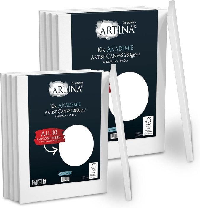 Комплект платна за рисуване Artina Порто 10 броя със сертификат FSC®