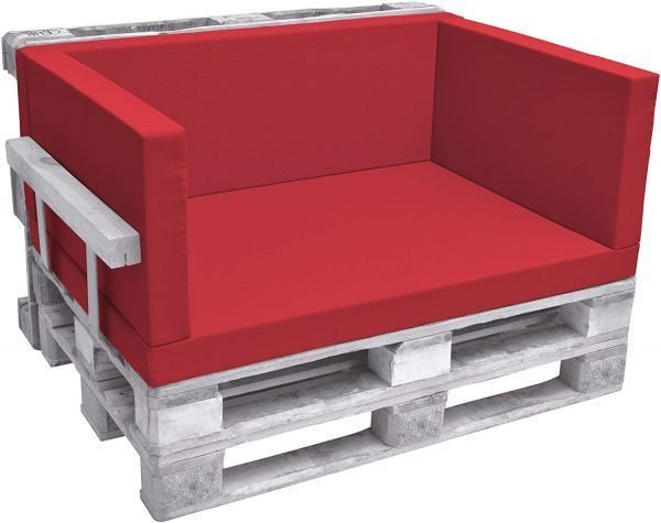 Комплект възглавници за мебел от палета - Червен