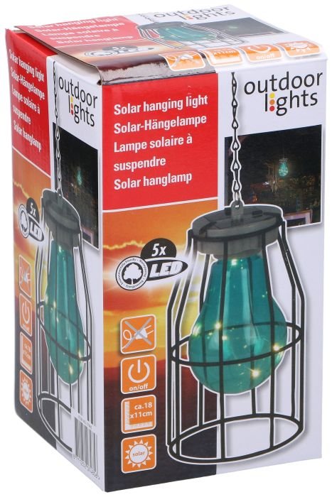 Соларна градинска LED лампа