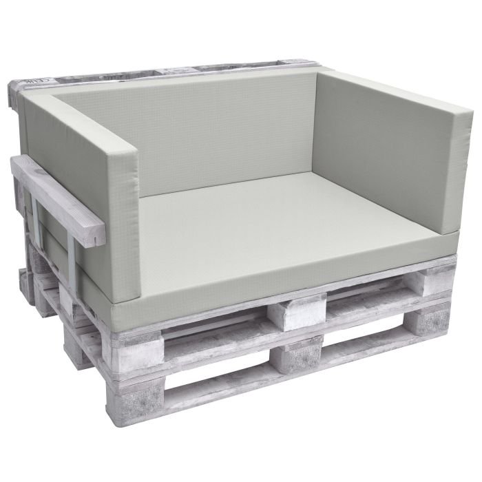 Комплект възглавници за мебел от палета - Светло сив