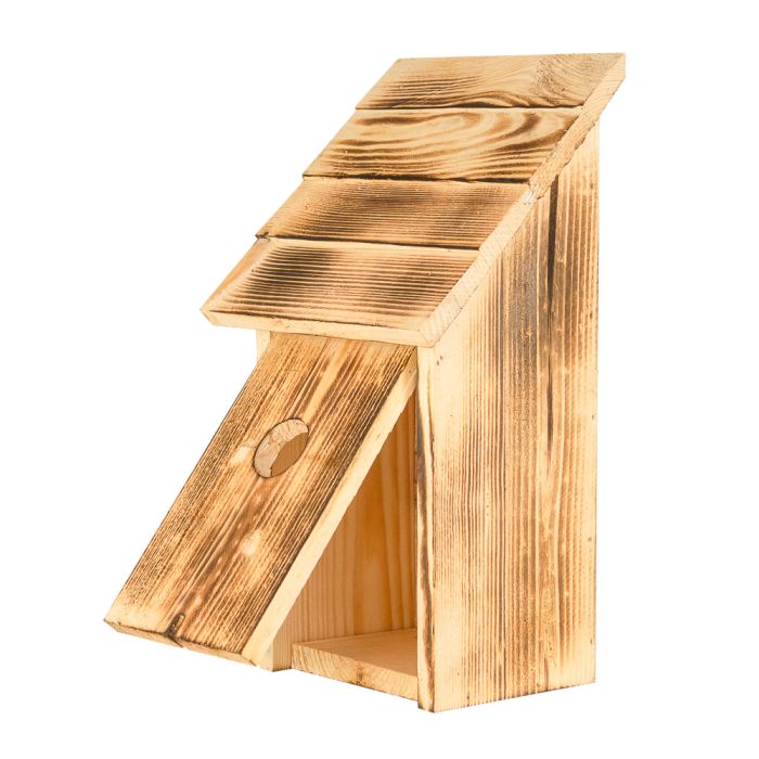 Къща за птички с надигаща се врата 18x15x34см