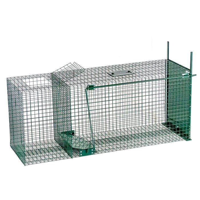 Капан за лисици с жива примамка 116x36x47см