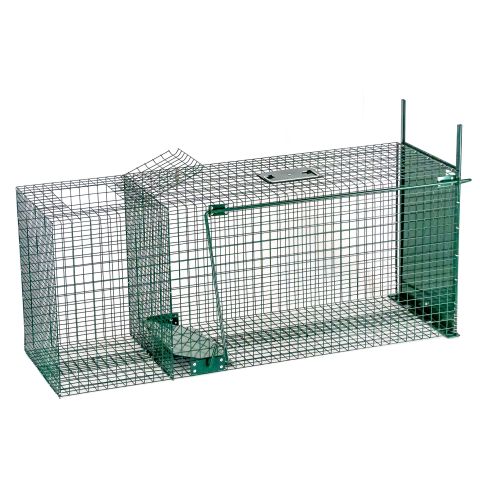 Капан за лисици с жива примамка 116x36x47см